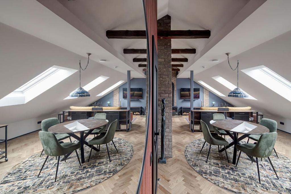 شقة Cozy Penthouse فيلنيوس المظهر الخارجي الصورة